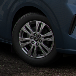 Platišče iz lahke zlitine 17" s 6 kraki, siv